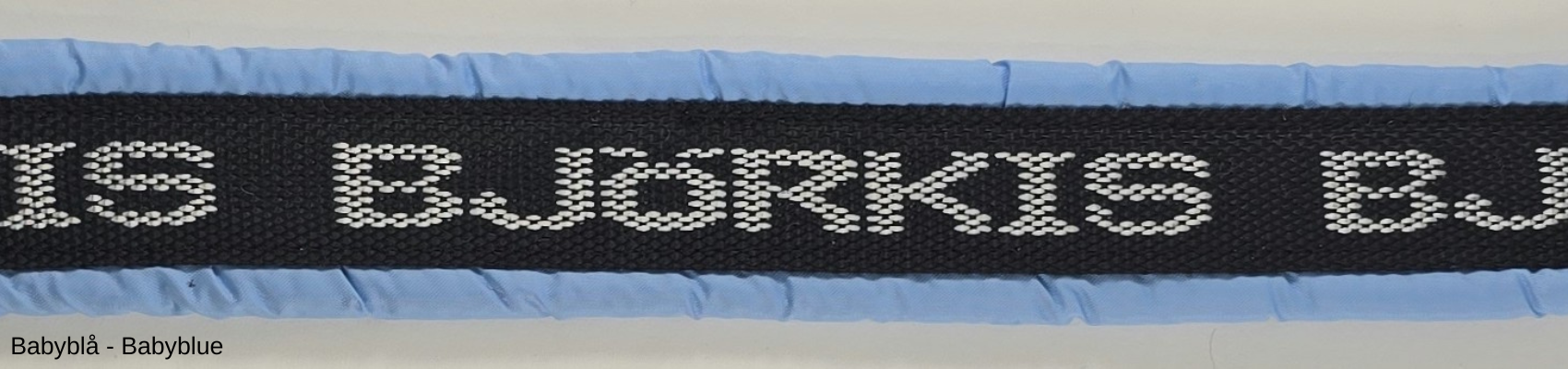 HALSBAND polstrad halvstryp med 25mm BJÖRKIS BAND - 21