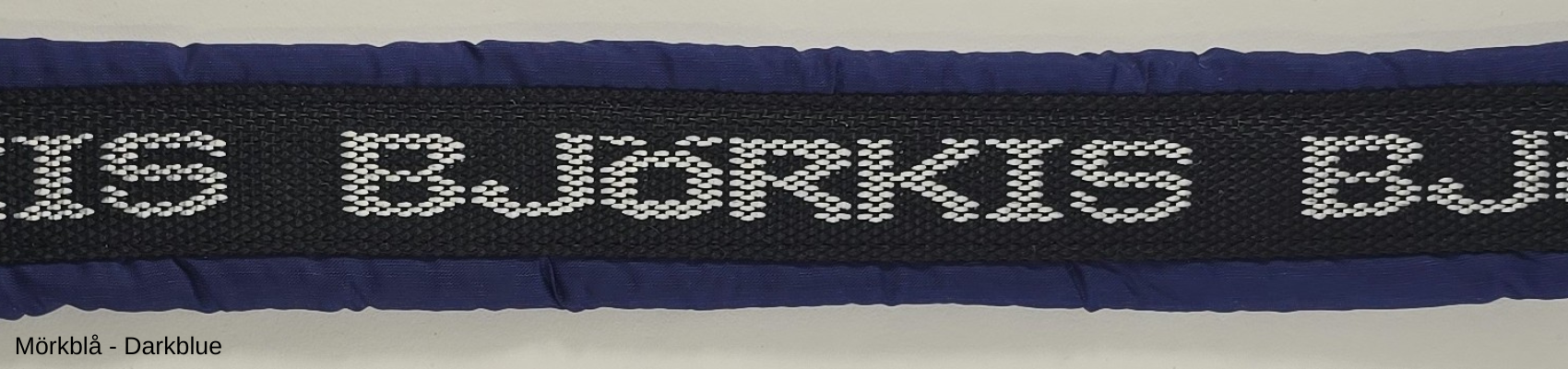 HALSBAND polstrad halvstryp med 25mm BJÖRKIS BAND - 24