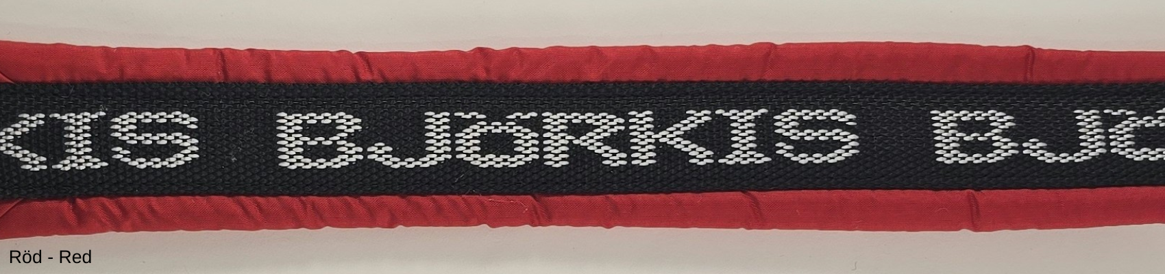 HALSBAND polstrad halvstryp med 25mm BJÖRKIS BAND - 12