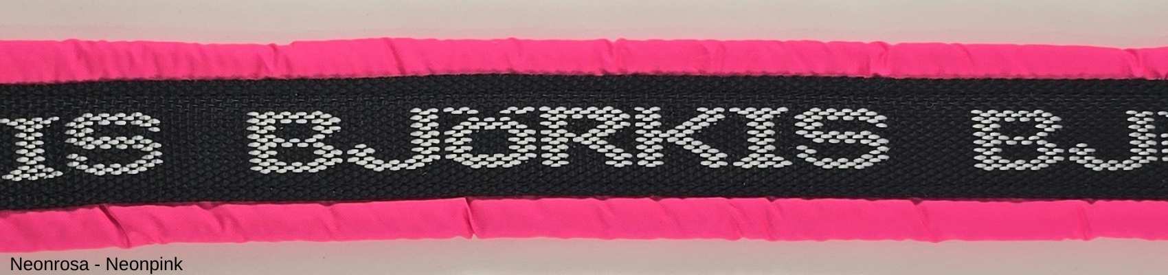 HALSBAND polstrad halvstryp med 25mm BJÖRKIS BAND - 15
