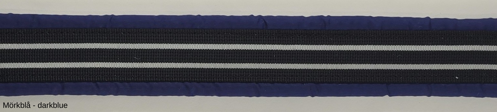 HALSBAND polstrad halvstryp med REFLEX, 25mm band - 30