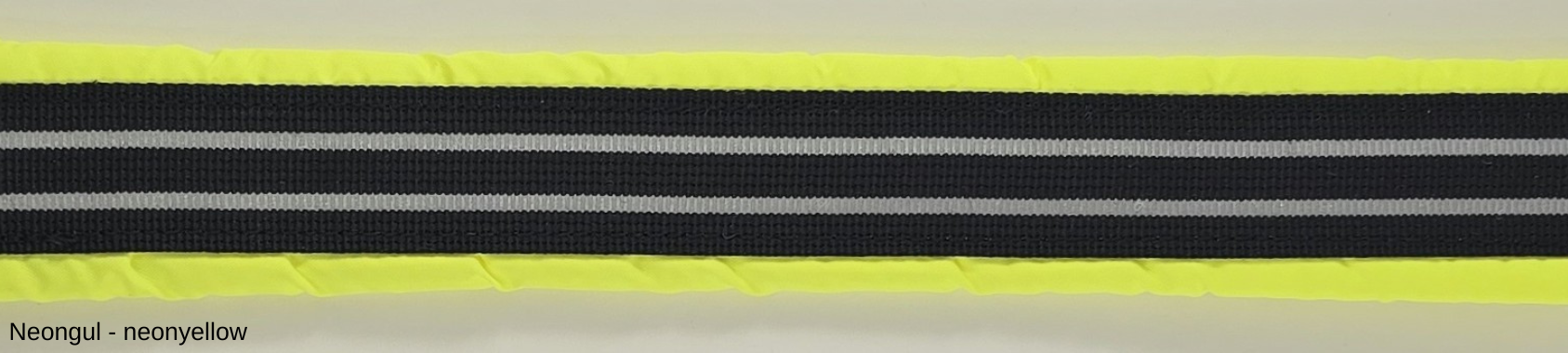 HALSBAND polstrad halvstryp med REFLEX, 25mm band - 18