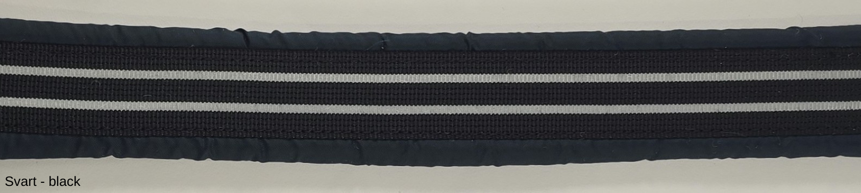 HALSBAND polstrad halvstryp med REFLEX, 25mm band - 26