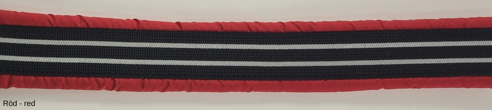 HALSBAND polstrad halvstryp med REFLEX, 25mm band - 24