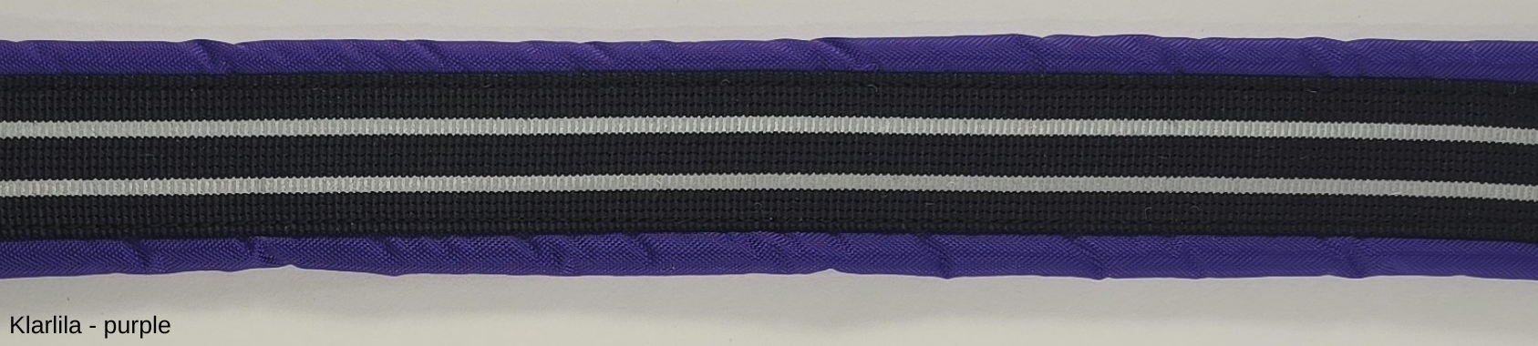 HALSBAND polstrad halvstryp med REFLEX, 25mm band - 32