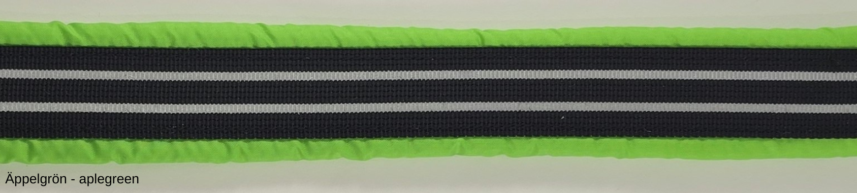 HALSBAND polstrad halvstryp med REFLEX, 25mm band - 12