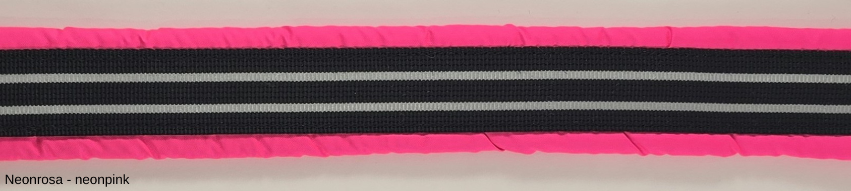 HALSBAND polstrad halvstryp med REFLEX, 25mm band - 19