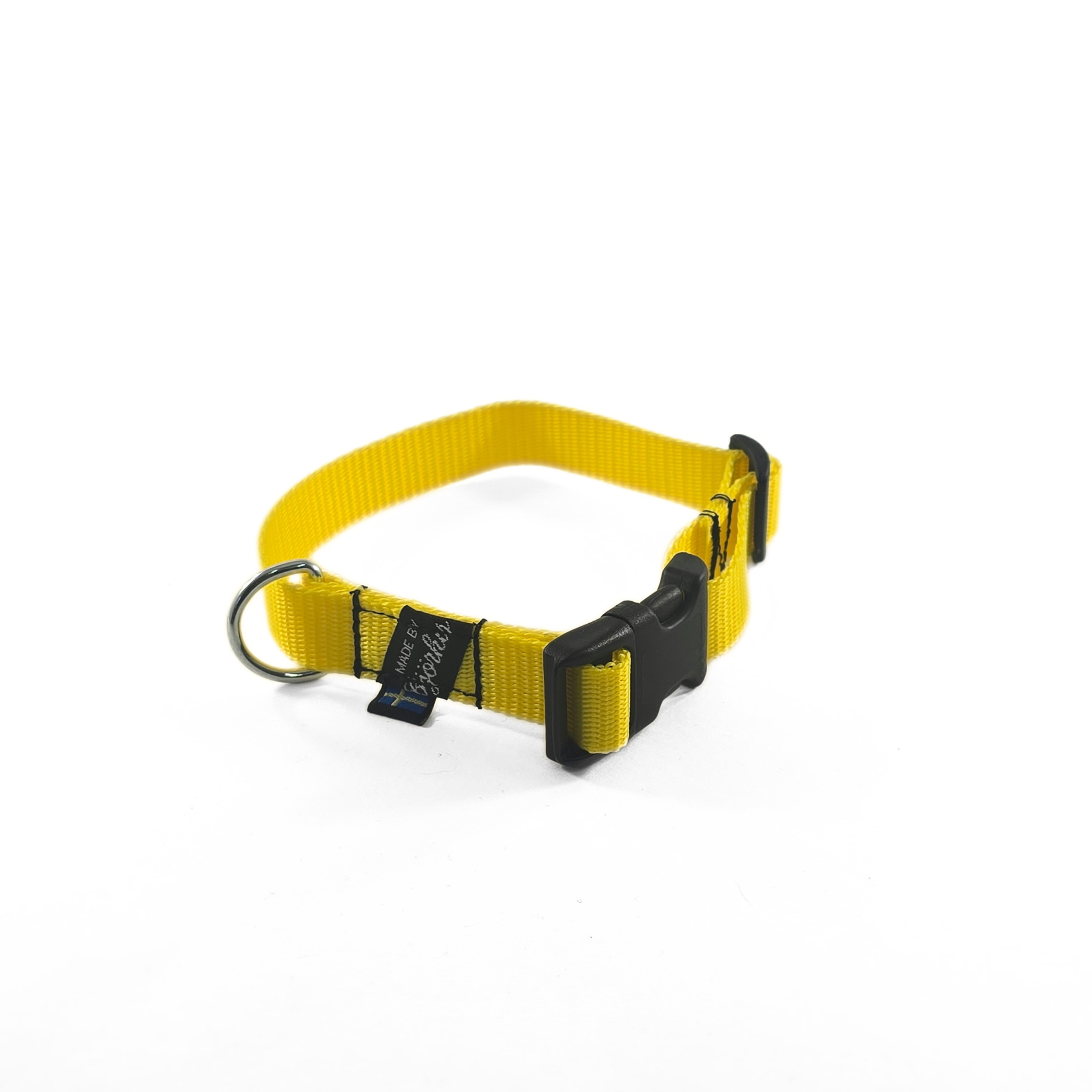 VALP- OCH SMÅHUNDS HALSBAND, fast reglerbar med knäppe spänne, 19 mm band - 4
