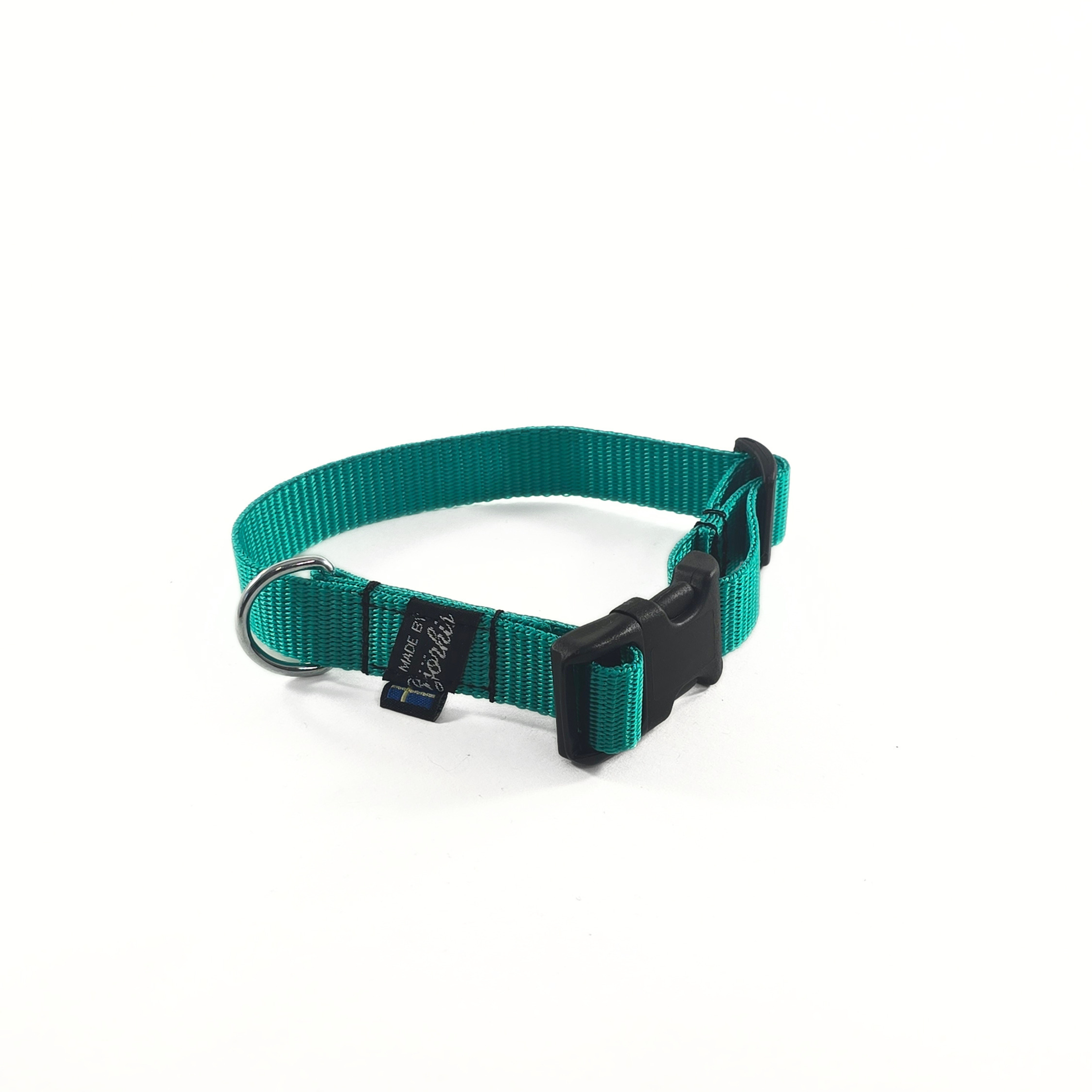 VALP- OCH SMÅHUNDS HALSBAND, fast reglerbar med knäppe spänne, 19 mm band - 3
