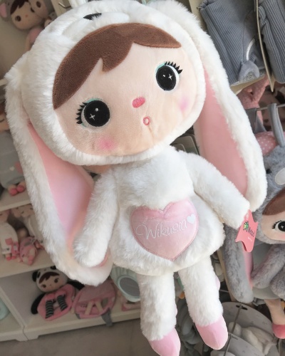 Cream Rabbit 48 cm - doll with the child's name  - 3