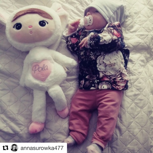 Cream Rabbit 48 cm - doll with the child's name  - 7