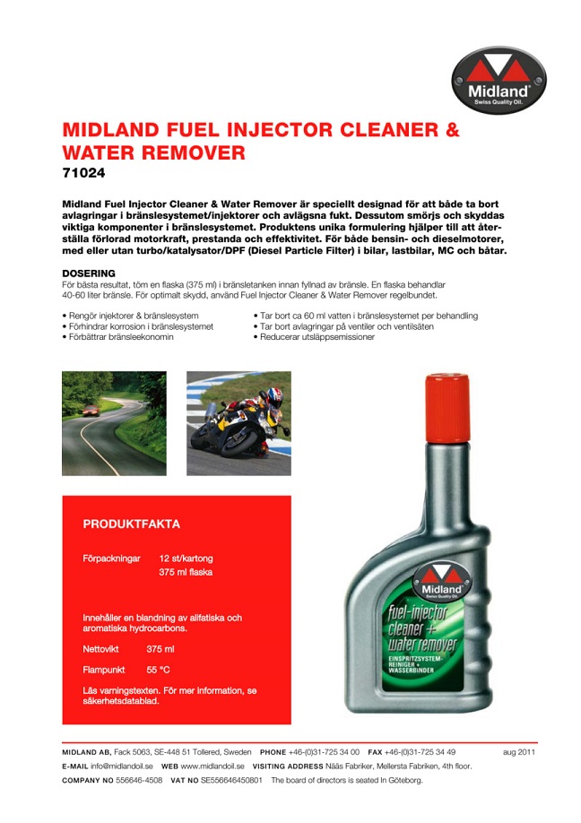  MIDLAND Injector Cleaner & Water Remover 7102410 - 2
