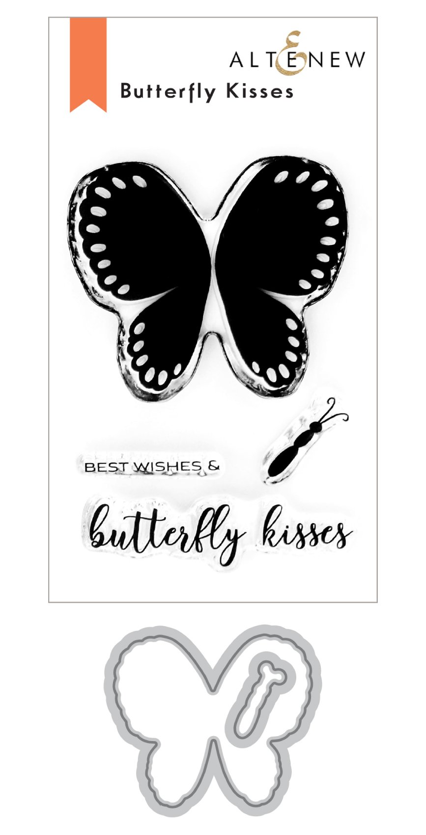ALTENEW Butterfly Kisses Stamp & Die Bundle Ljuva Änglar