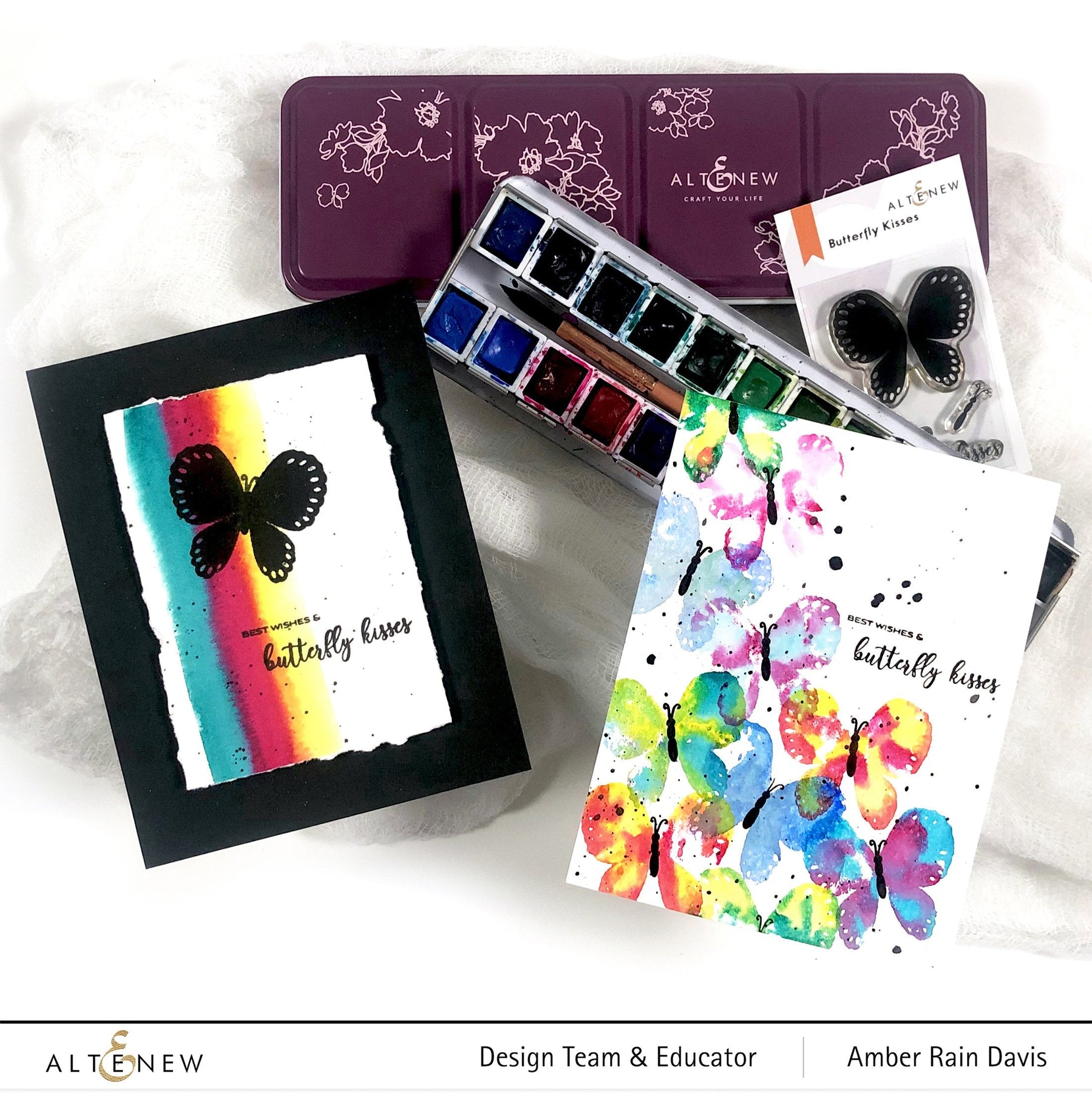 ALTENEW -Butterfly Kisses Stamp & Die Bundle - 13