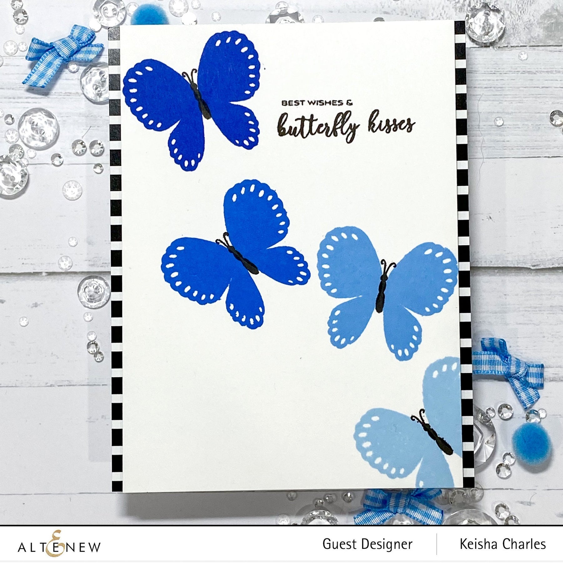 ALTENEW -Butterfly Kisses Stamp & Die Bundle - 3