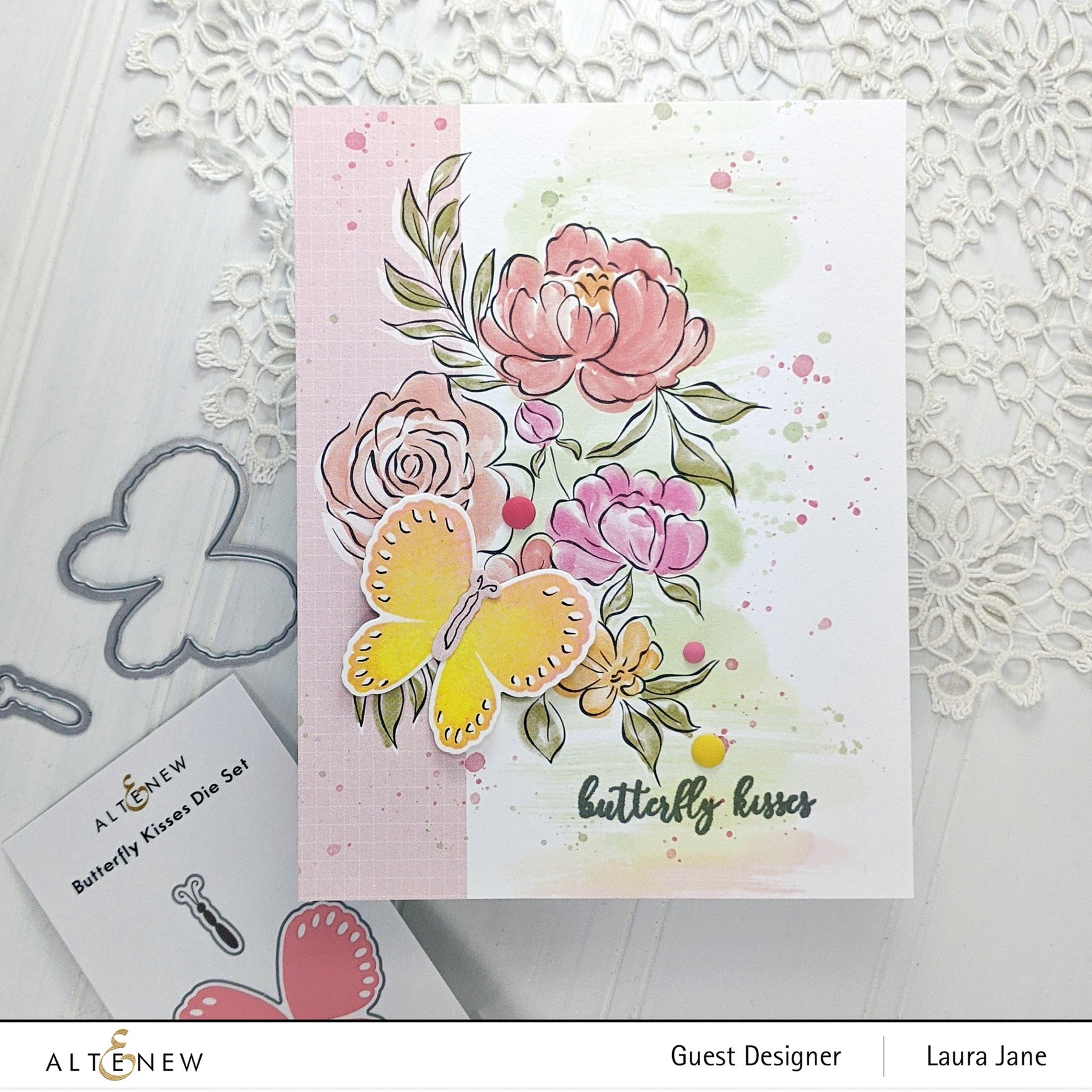 ALTENEW -Butterfly Kisses Stamp & Die Bundle - 11