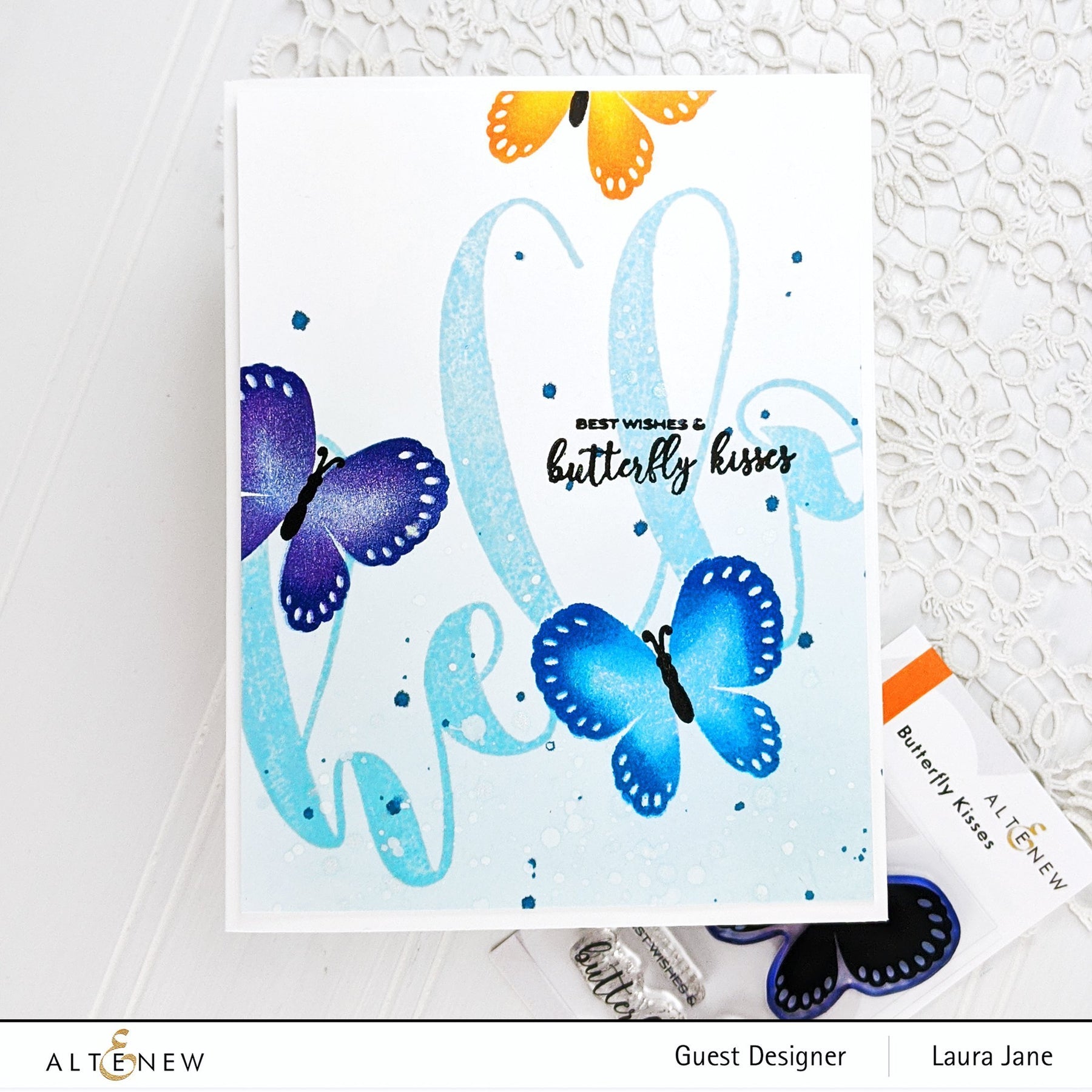 ALTENEW -Butterfly Kisses Stamp & Die Bundle - 7
