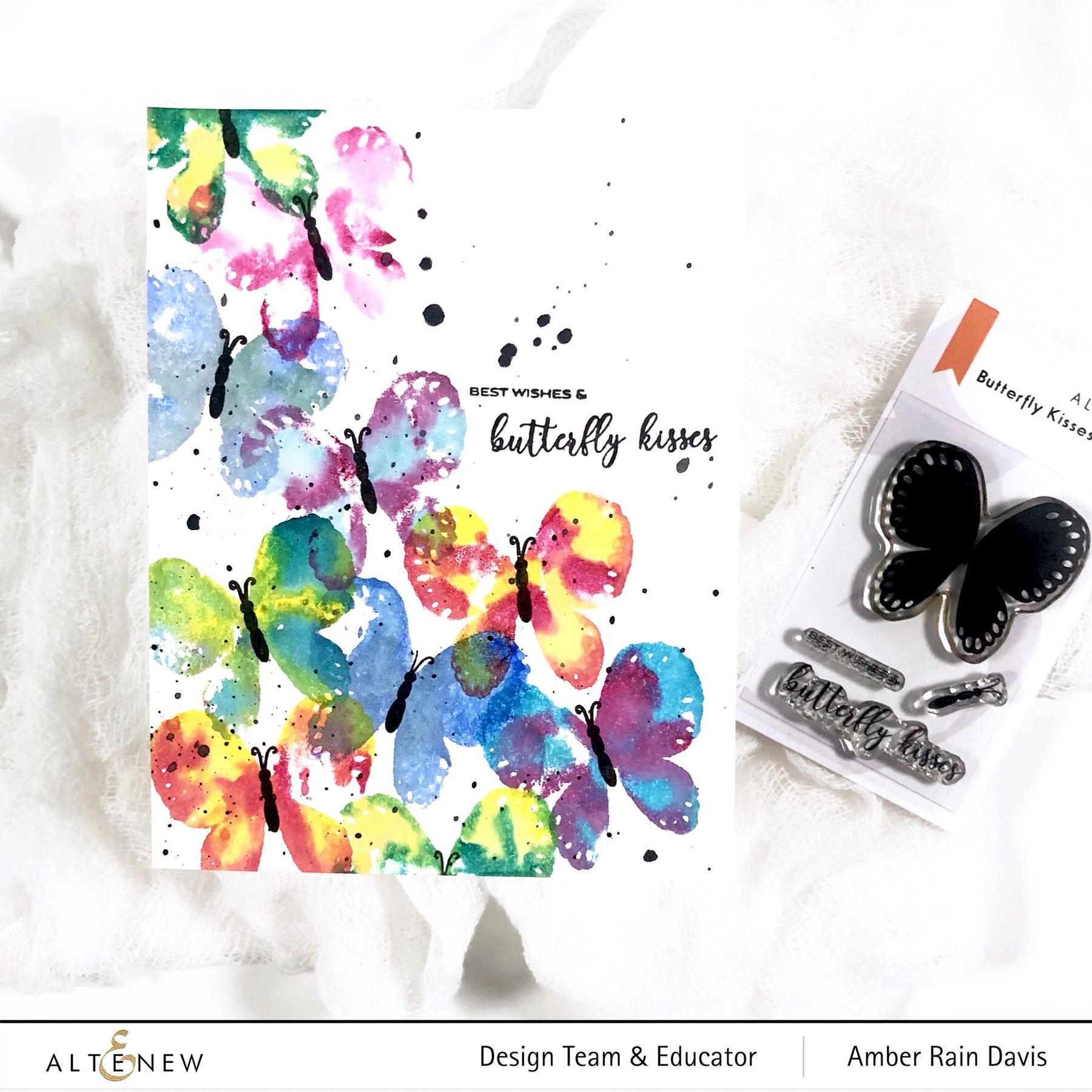 ALTENEW -Butterfly Kisses Stamp & Die Bundle - 4