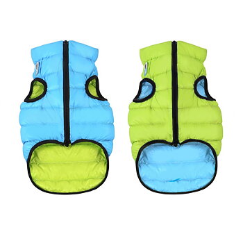 Dogman Värmeväst Airy Vest Quiltad Turkos/Lime X-Small 25cm 