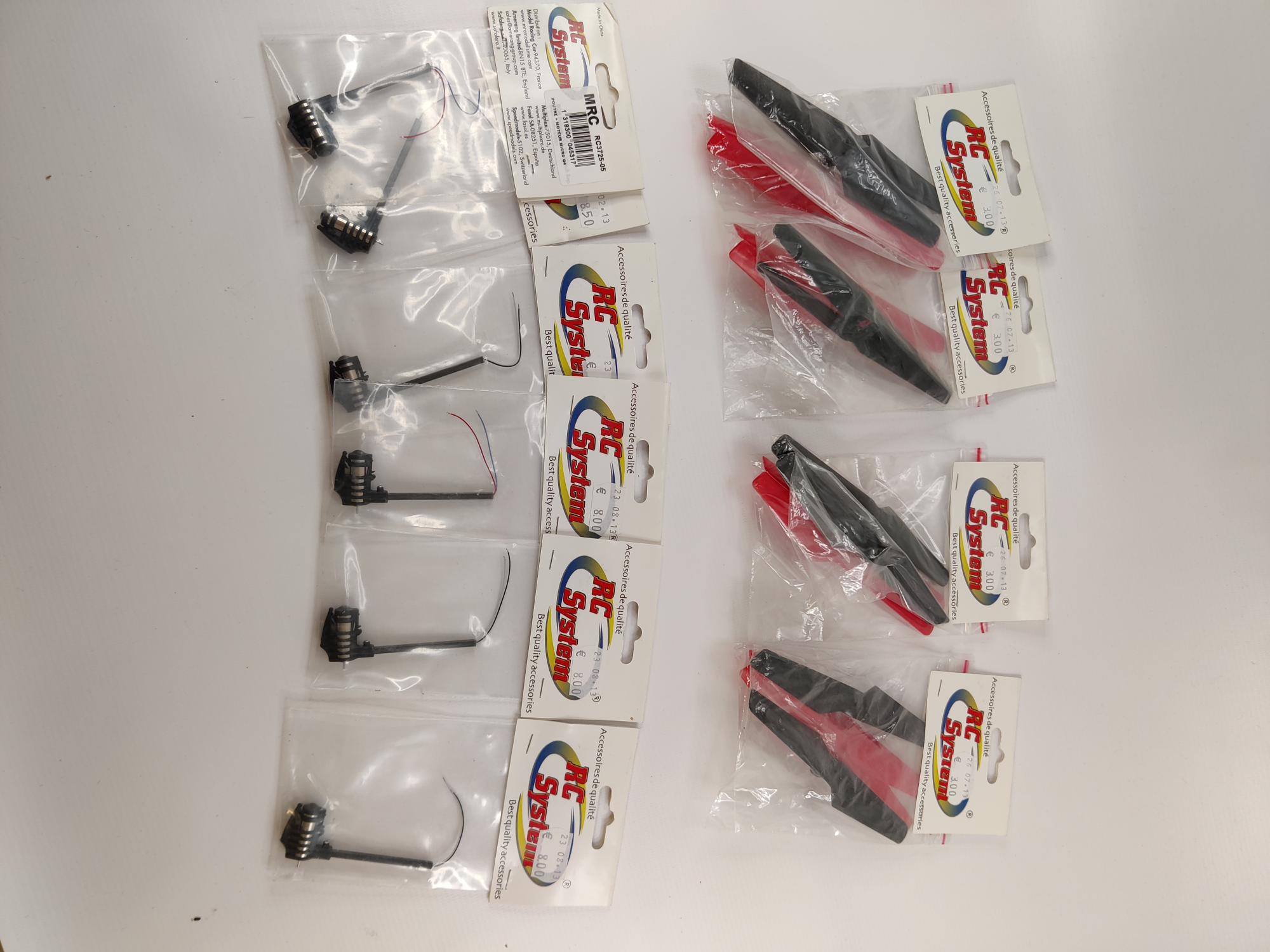 Rc system mixed parts