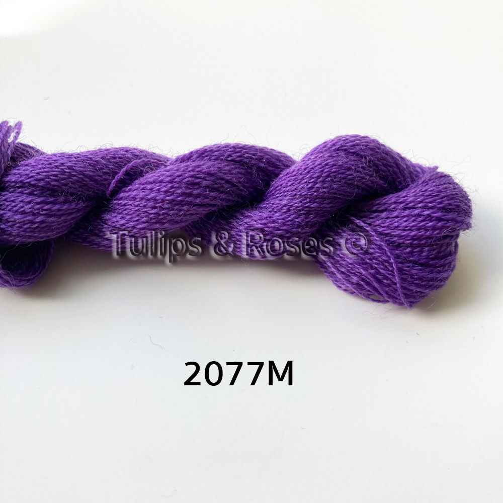 WORSTED 20/2 Crewel embroidery thread Lilac, Blue - 8