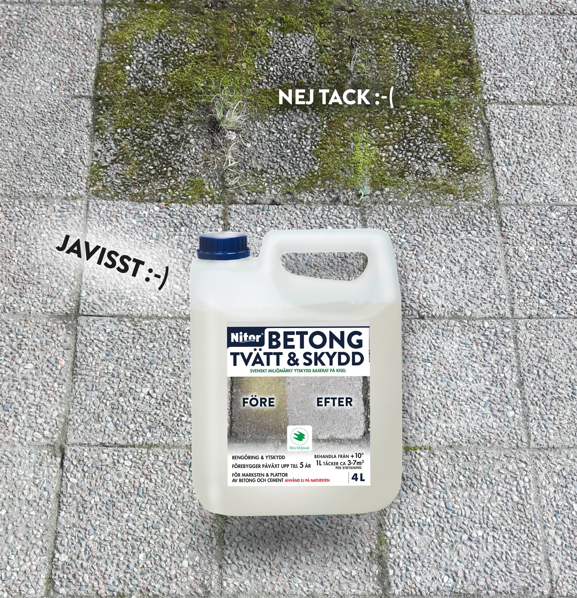 Betong Tvätt & Skydd 4L - 2