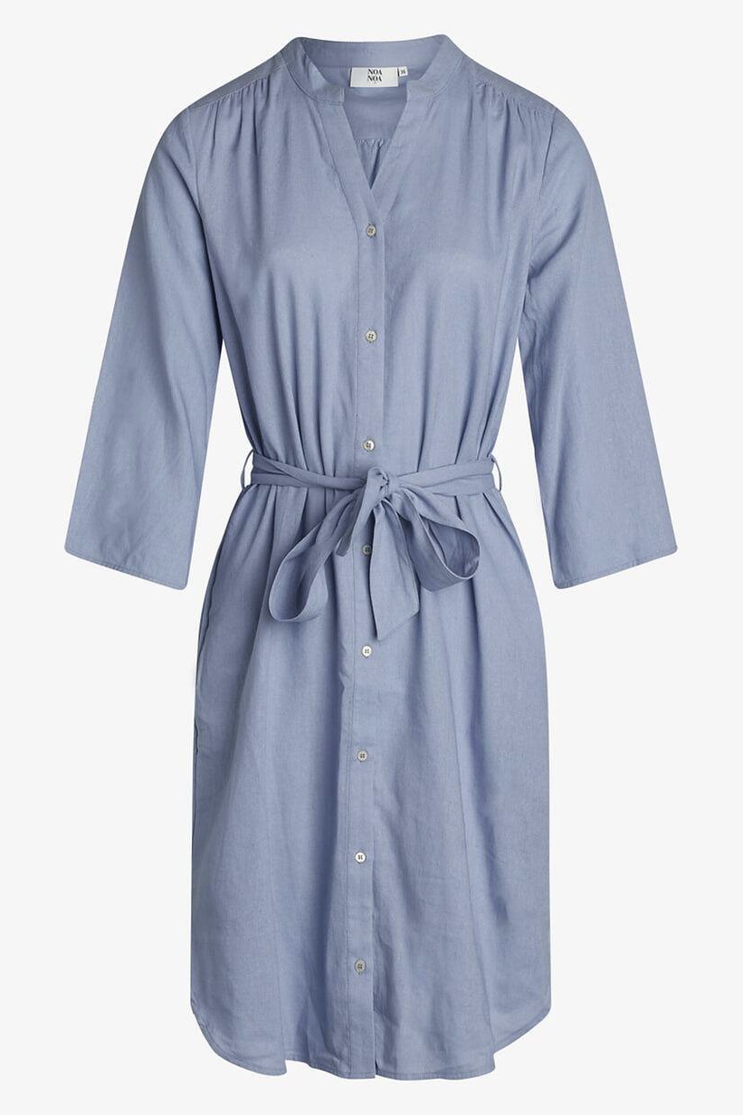 Noa Noa - Sheer Linen Dress Forever Blue - 5
