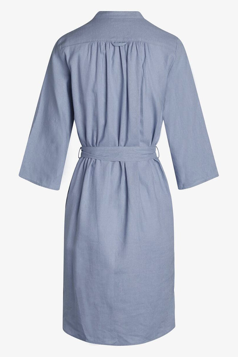 Noa Noa - Sheer Linen Dress Forever Blue - 6