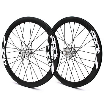   PRIDE GRAVITY EXP AERO UD MATT DISC WHEELSET - POLISH HUBS