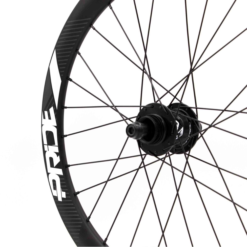 PRIDE GRAVITY EXP AERO UD MATT DISC WHEELSET - BLACK HUBS - 2