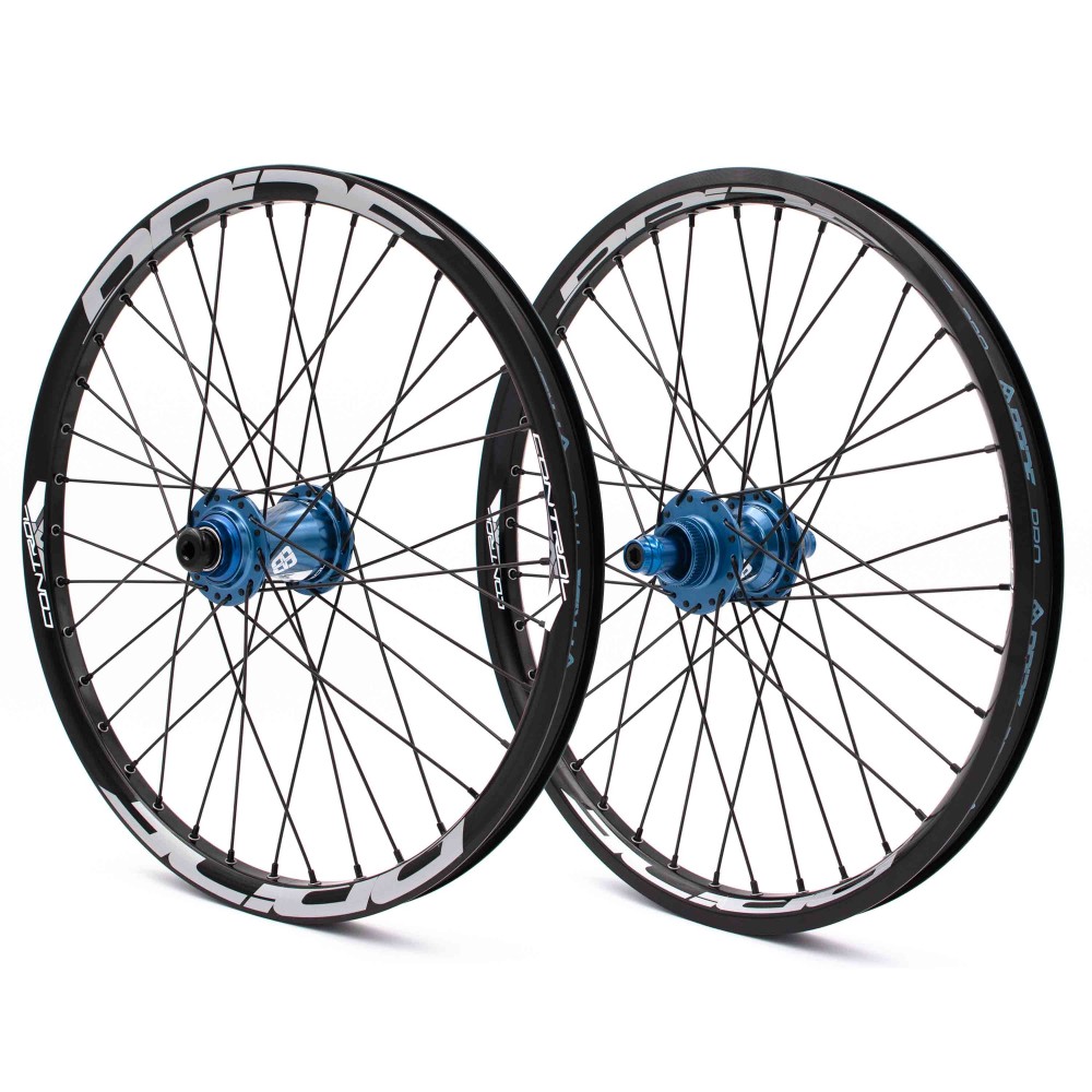  PRIDE CONTROL PRO 36H WHEELSET BLUE
