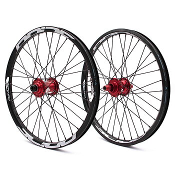 PRIDE CONTROL PRO 36H WHEELSET RED