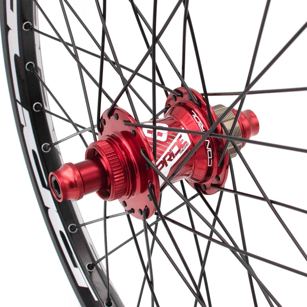 PRIDE CONTROL PRO 36H WHEELSET RED - 2