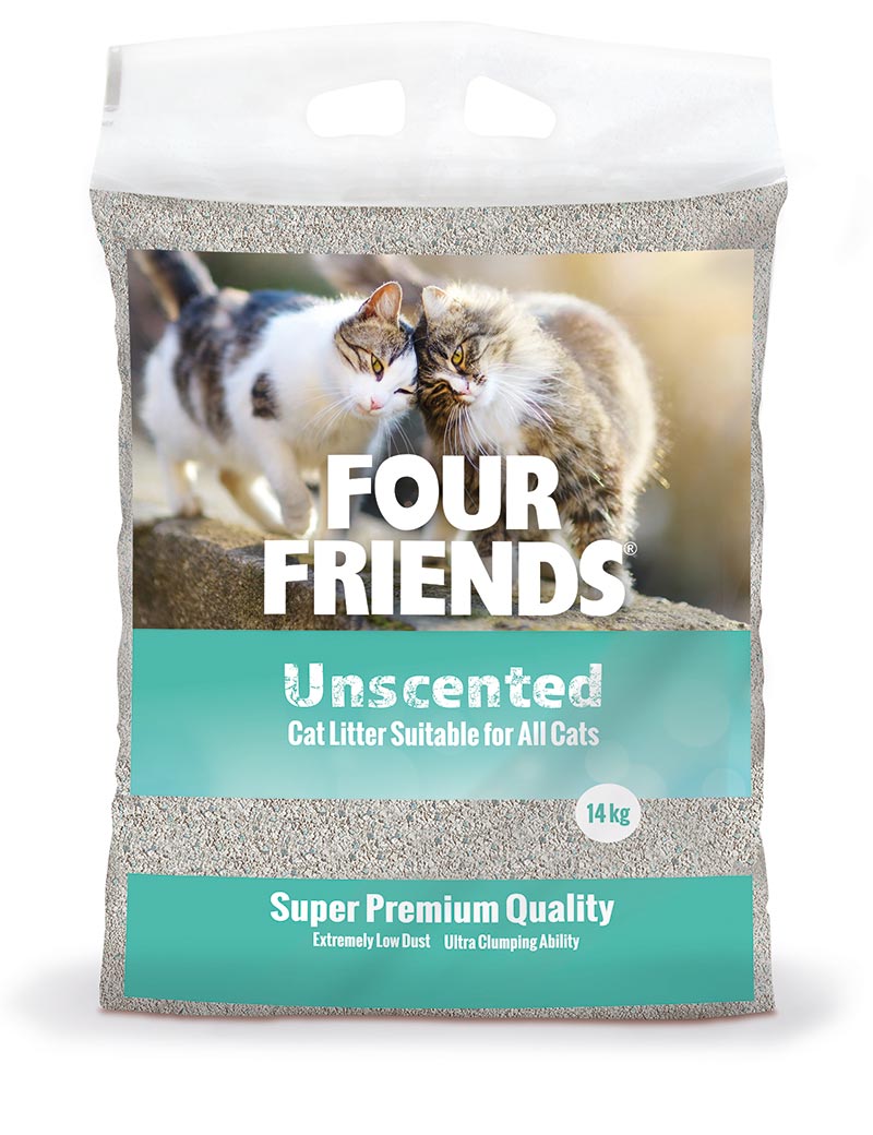 FourFrineds Unscented Kattsand 14 Kg