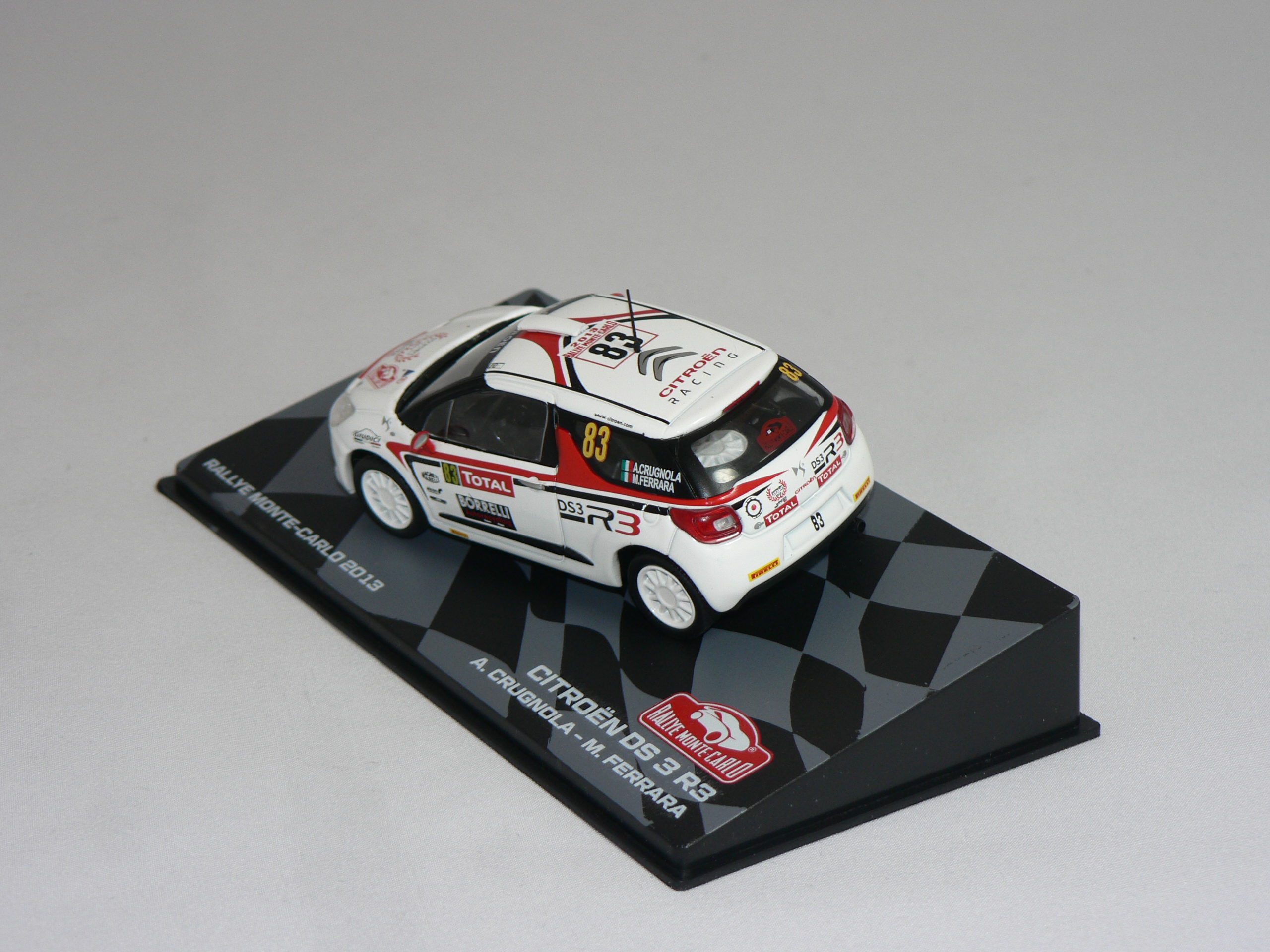 Citroen DS 3 R3 #83  (Monte-Carlo A.Crugnola/M.Ferrara )   1:43  Champion Rally Cars - 2