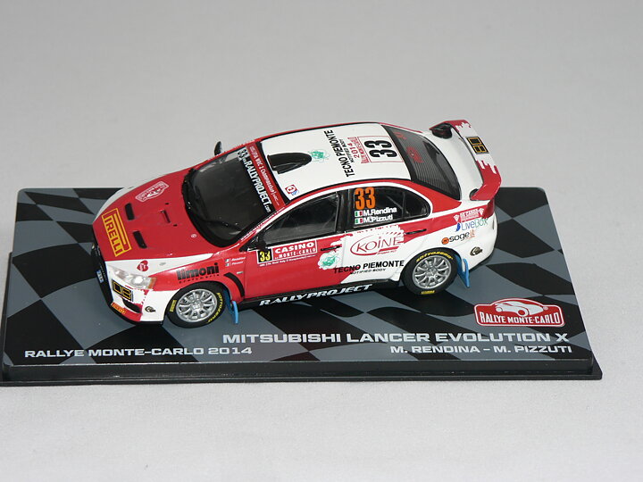 Mitsubishi  Lancer Evolution X #33 ( Monte-Carlo M.Rendina/M.Pizzuti )   1:43  Champion Rally Cars