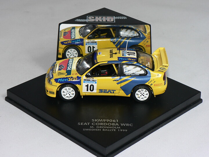 Seat Cordoba WRC #10   1999  (Svenska rallyt  M.Grönholm )   1:43  Skid