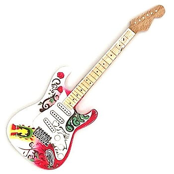 Fridge magnet: Jimi Hendrix - Fender Stratocaster - Monterey Pop (mod. exclusive)