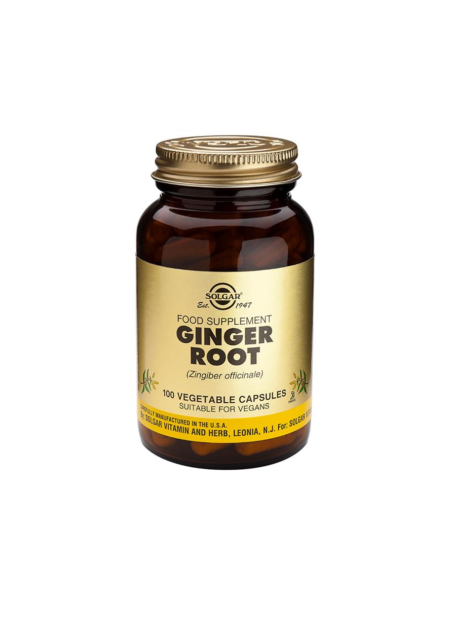Ginger Root 520 mg, 100 caps Solgar