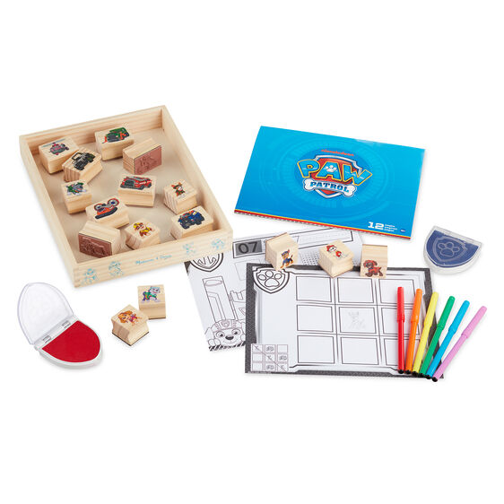 Paw Patrol Trästämplar, Activity Set - Melissa & Doug - 6