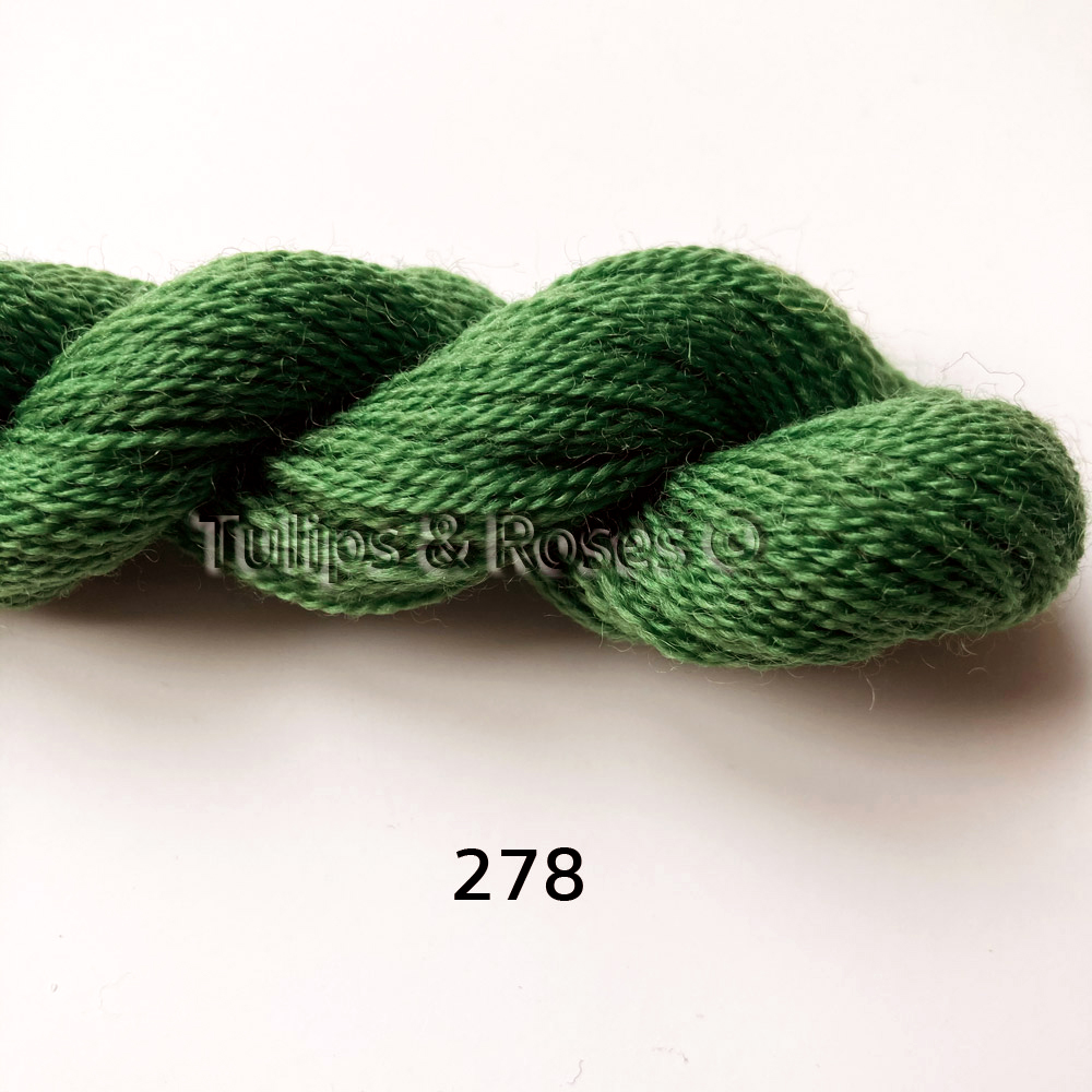 Yllebroderigarn 20/2 REDGARN Kamgarn Gröna  - 8