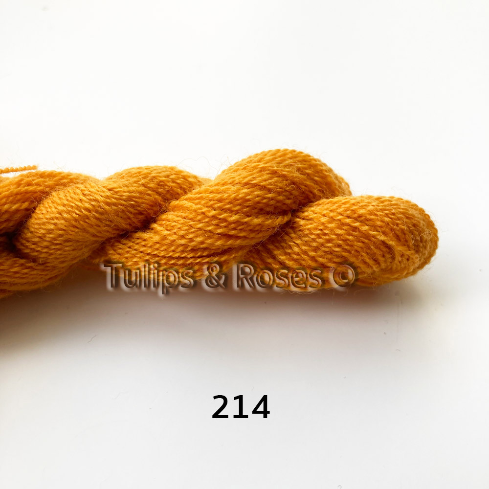 WORSTED 20/2  Crewel embroidery thread Yellow  - 5