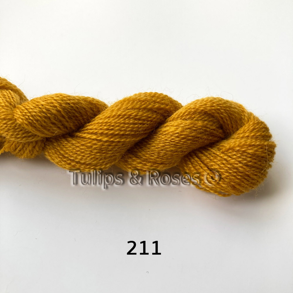 WORSTED 20/2  Crewel embroidery thread Yellow  - 4