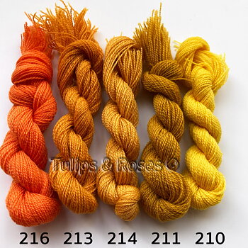 Yllebroderigarn REDGARN 20/2  Kamgarn Gula 