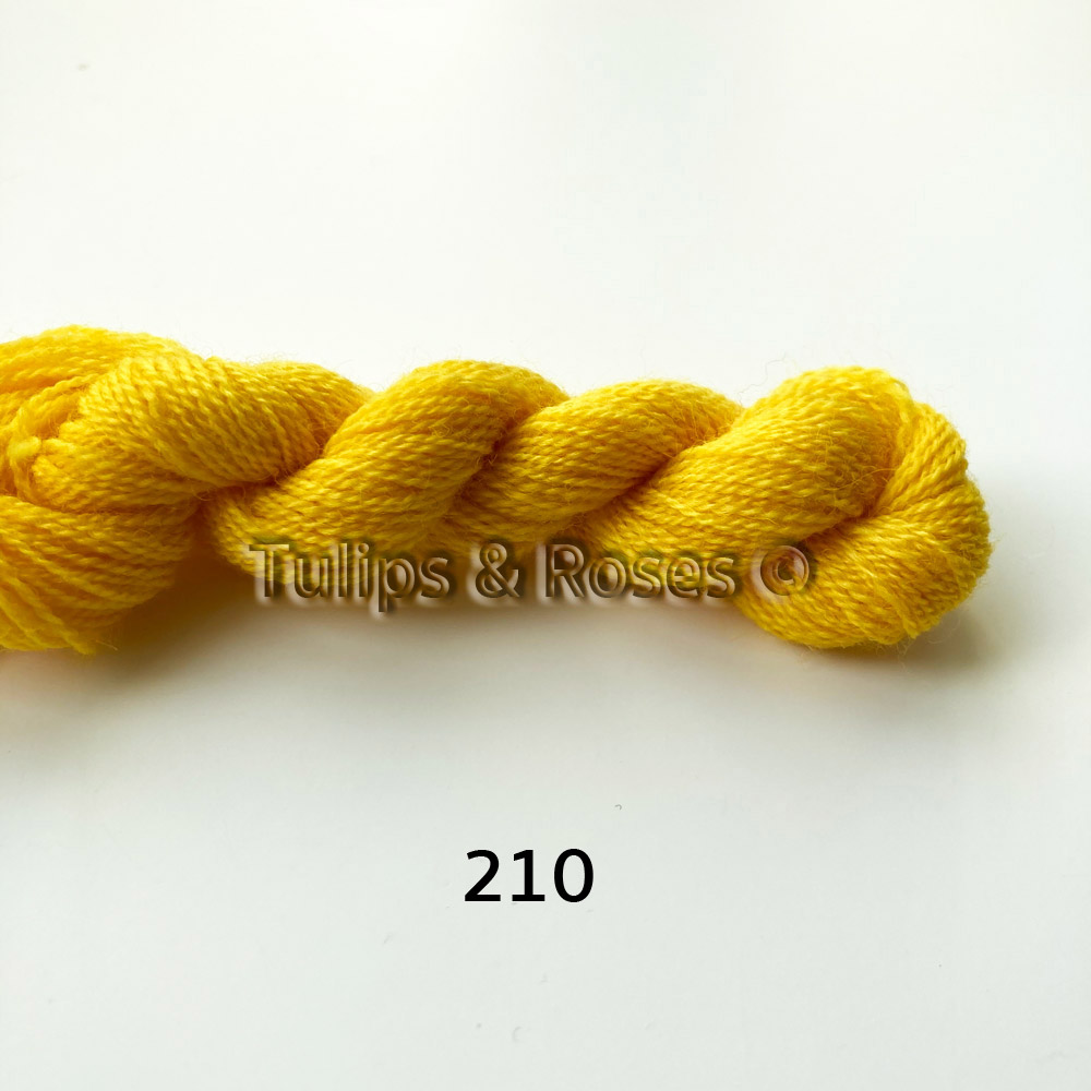 WORSTED 20/2  Crewel embroidery thread Yellow  - 3