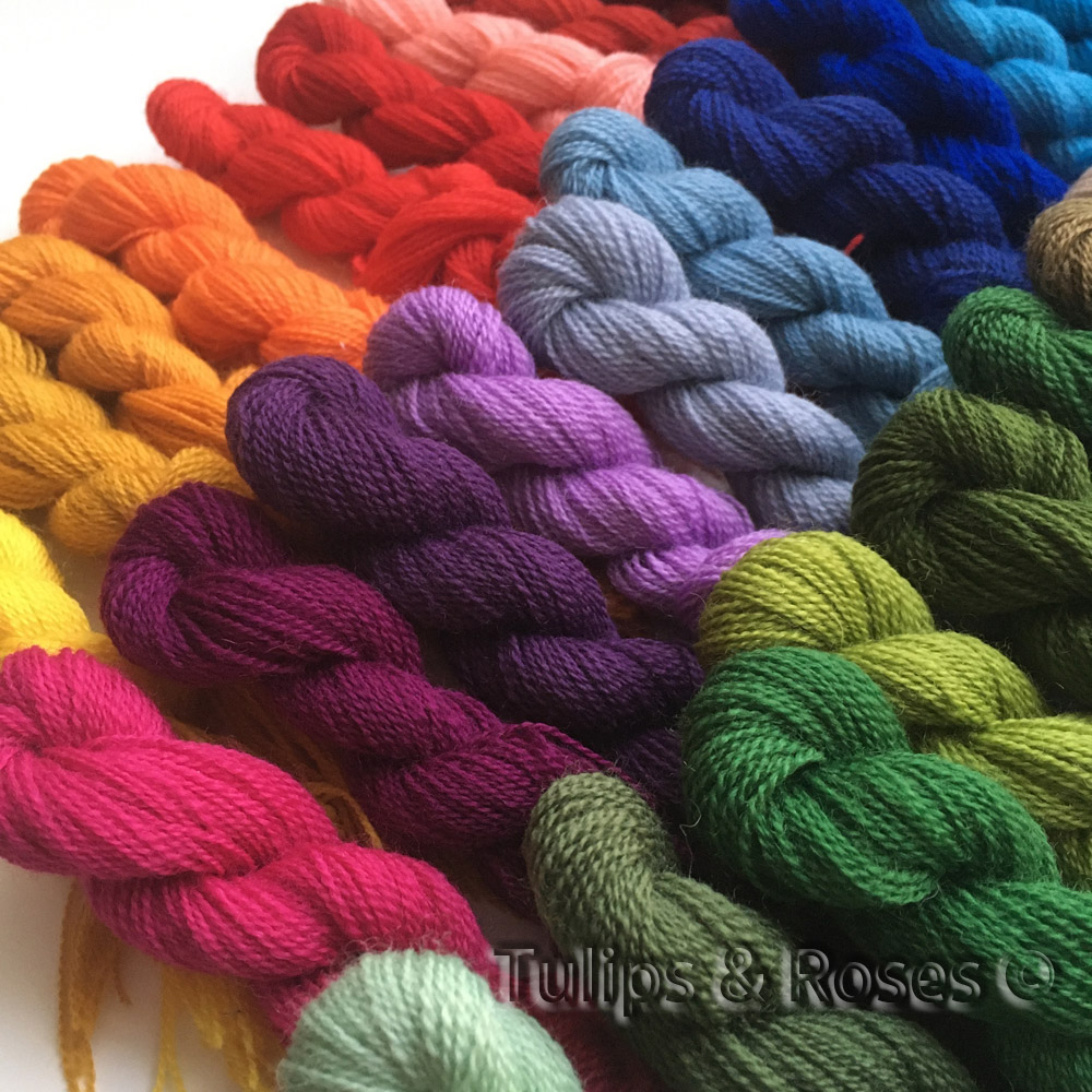 WORSTED 20/2 Crewel embroidery  thread Red - 10
