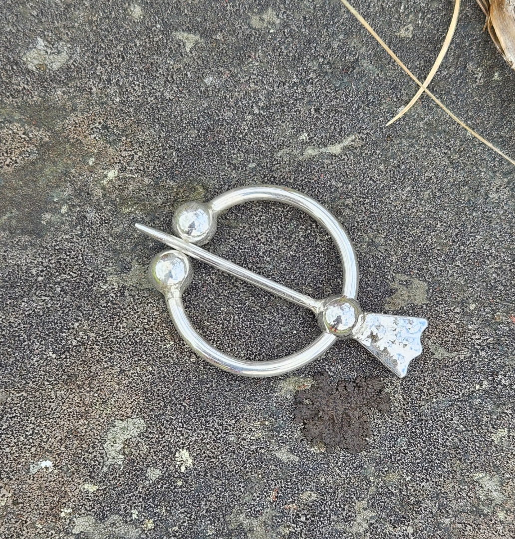 Ringnål Dräktspänne i silver - 2