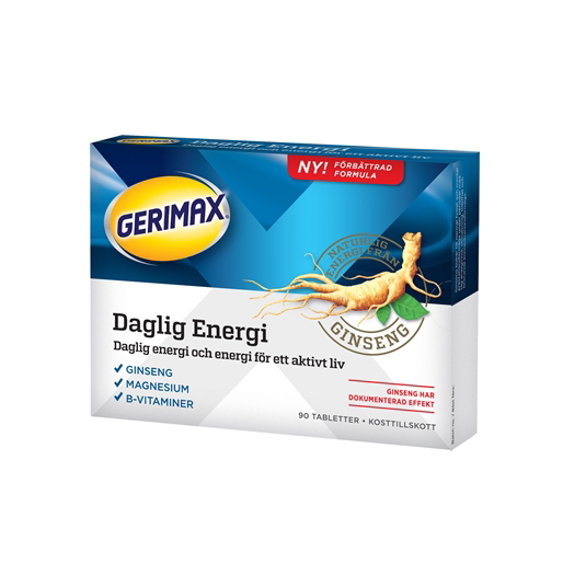 Daglig Energi 90 tabletter Gerimax