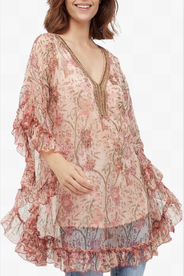 Nekane - Lola Kaftan Blouse Pink