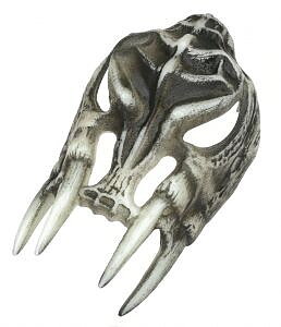 Scared Stiff Boney Beast Skull - Painted